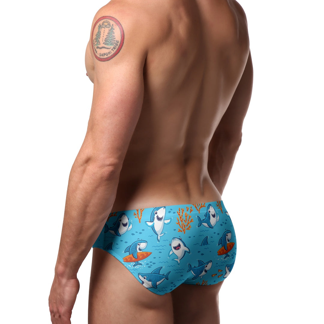 Pool Boy Baby Shark Swim Brief
