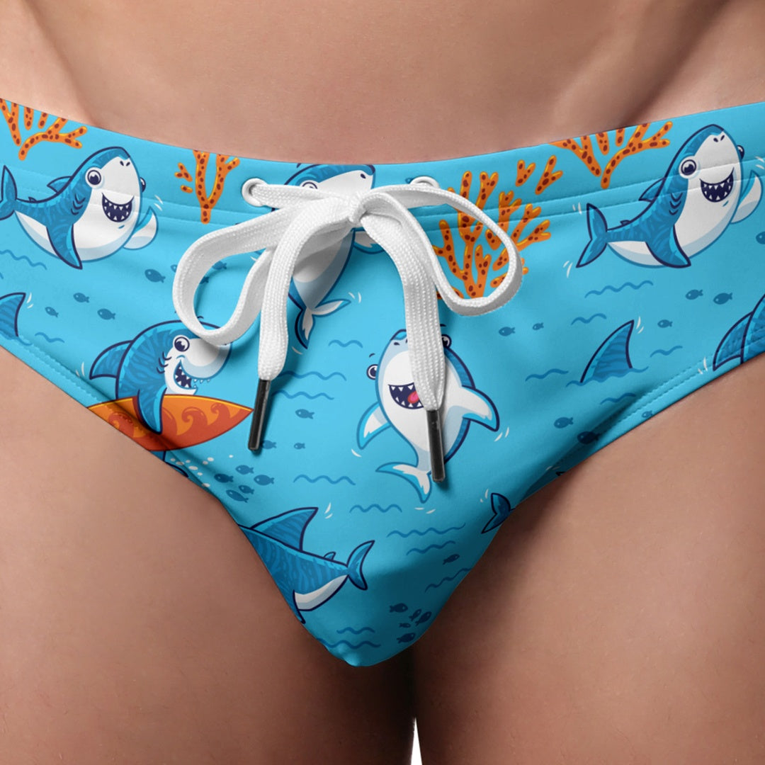 Pool Boy Baby Shark Swim Brief