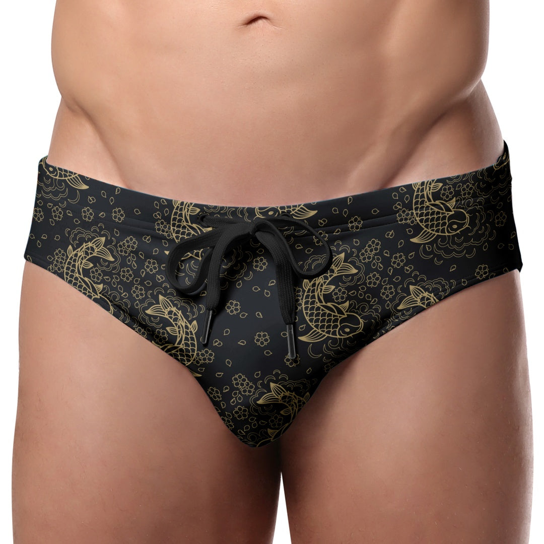 Pool Boy Koi Lines Swim Brief