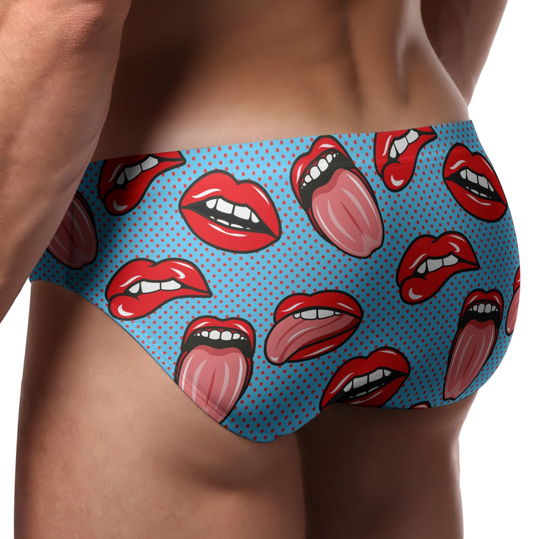 Pool Boy Lips for Days Swim Brief