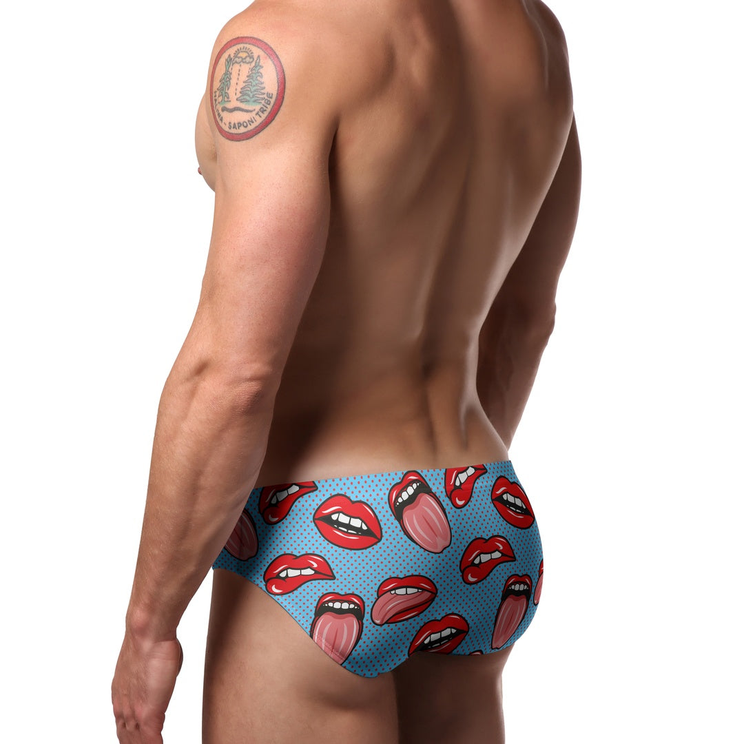 Pool Boy Lips for Days Swim Brief