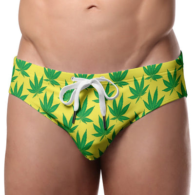 Pool Boy Weed Swim Brief