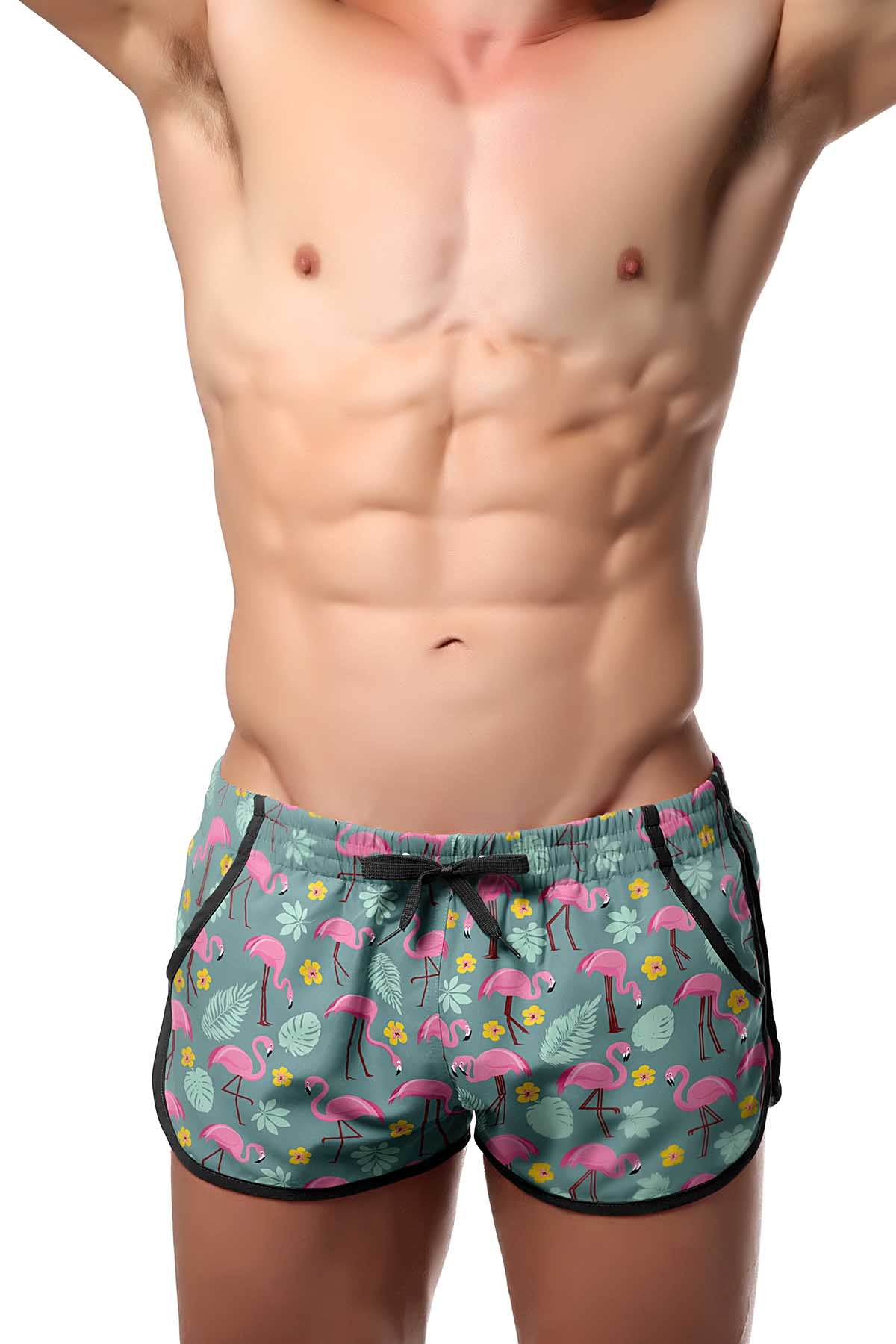 Pool Boy Flamingos Swim Short