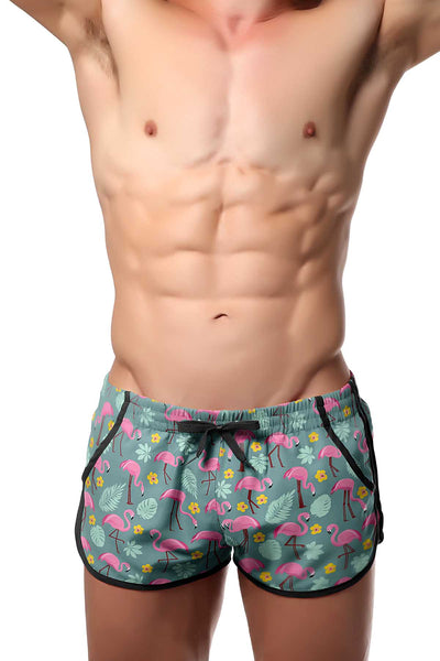 Pool Boy Flamingos Swim Short
